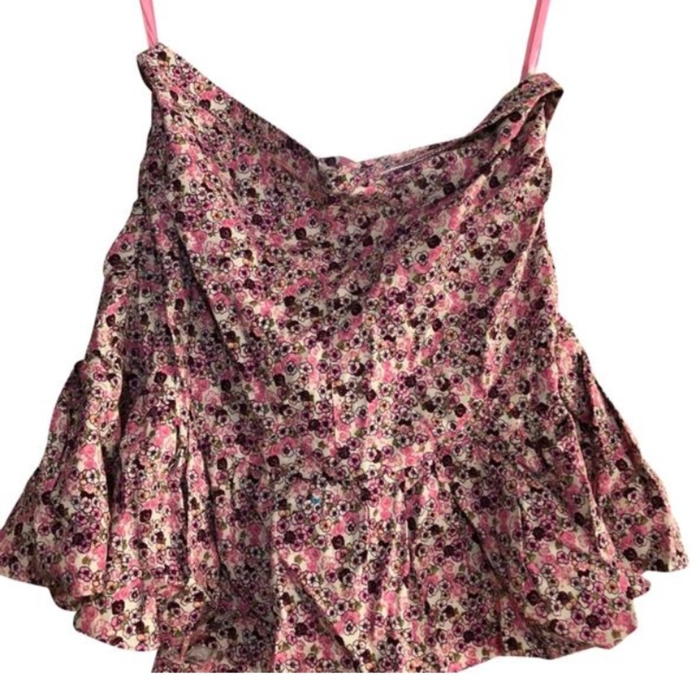 Juicy Floral Mini Skirt